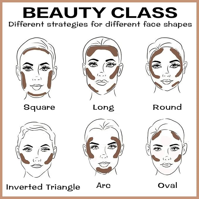 FOCALLURE Cream Contour Stick, Matte Bronzer Stick, Professional Face Shaping & Contouring Stick Makeup, Easy to Apply with Buildable Coverage, Long Lasting & Sweatproof, HICKORY