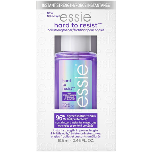 essie Nail Care, 8-Free Vegan, Hard To Resist Nail Strengthener, Neutralize & Brighten, violet, 0.46 fl oz