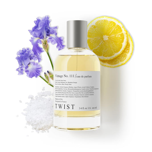 Twist Vintage No. 111 - Inspired by Creed's Millésime Impérial, Long-Lasting Perfume for Women and Men, Paraben-Free, Vegan, Clean Ingredients, Unisex Fragrance – Spray 100 ml | 3.4 fl. oz.