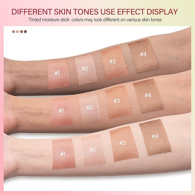 Blush Stick, Cream Blush Stick for Cheeks & Lips, Blendable Long-Lasting Multi-Use Contour Stick & Highlighter Makeup (WARM GLOW)