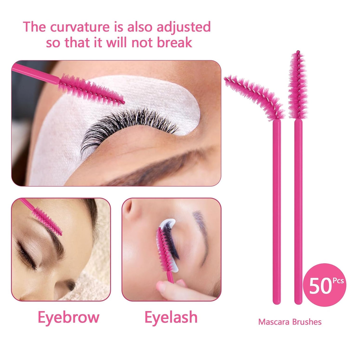 Buqikma Lash Shampoo 2.11Floz Eyelash Extension Cleanser Gentle Foam,USB Mini Lash Fan,Rinsing Bottle Mascara Brush Cleaning Brush Lash Cleaning Kit Lash Wash for Professional Salon&Home Use(Rose Red)