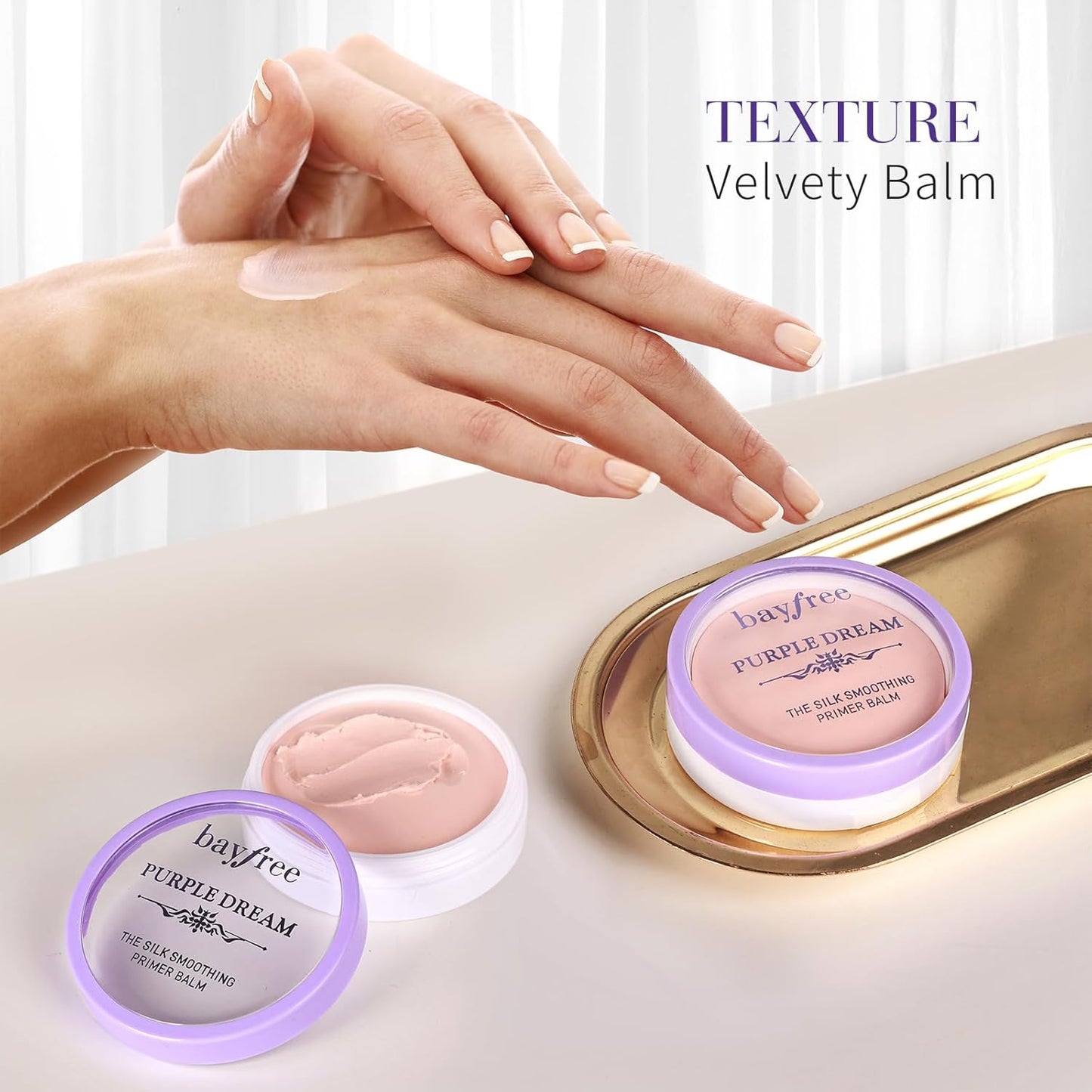 Silk Smoothing Primer Balm, Poreless Primer for Smooth & Flawless Skin, Long Lasting, Soft Texture, Matte Finish, Fills in Pores and Fine Lines, 0.35 oz