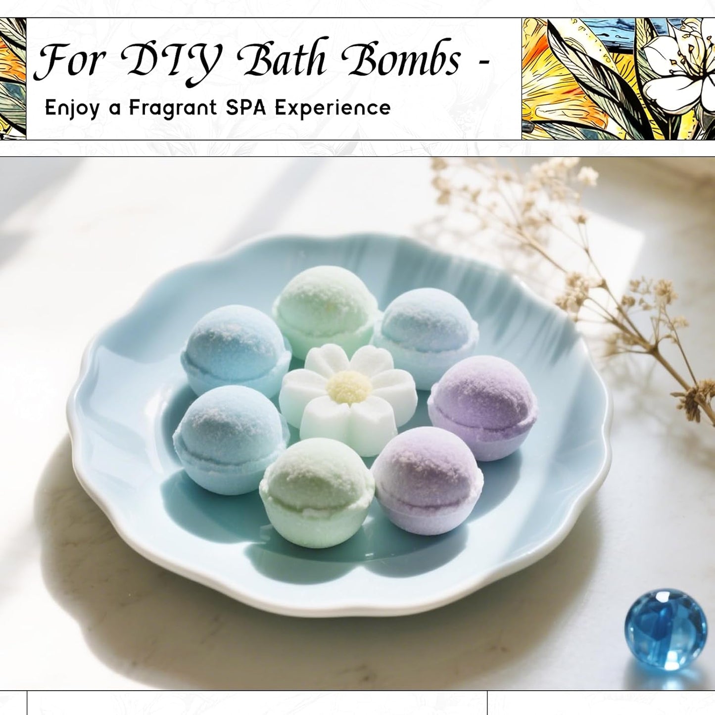 HIQILI Nectar Water Fragrance Oil for Diffuser, Jasmine & Osmanthus Scents, Candle, Soap, Perfume Making, White Floral Long Lasting Aroma - 1 Fl Oz