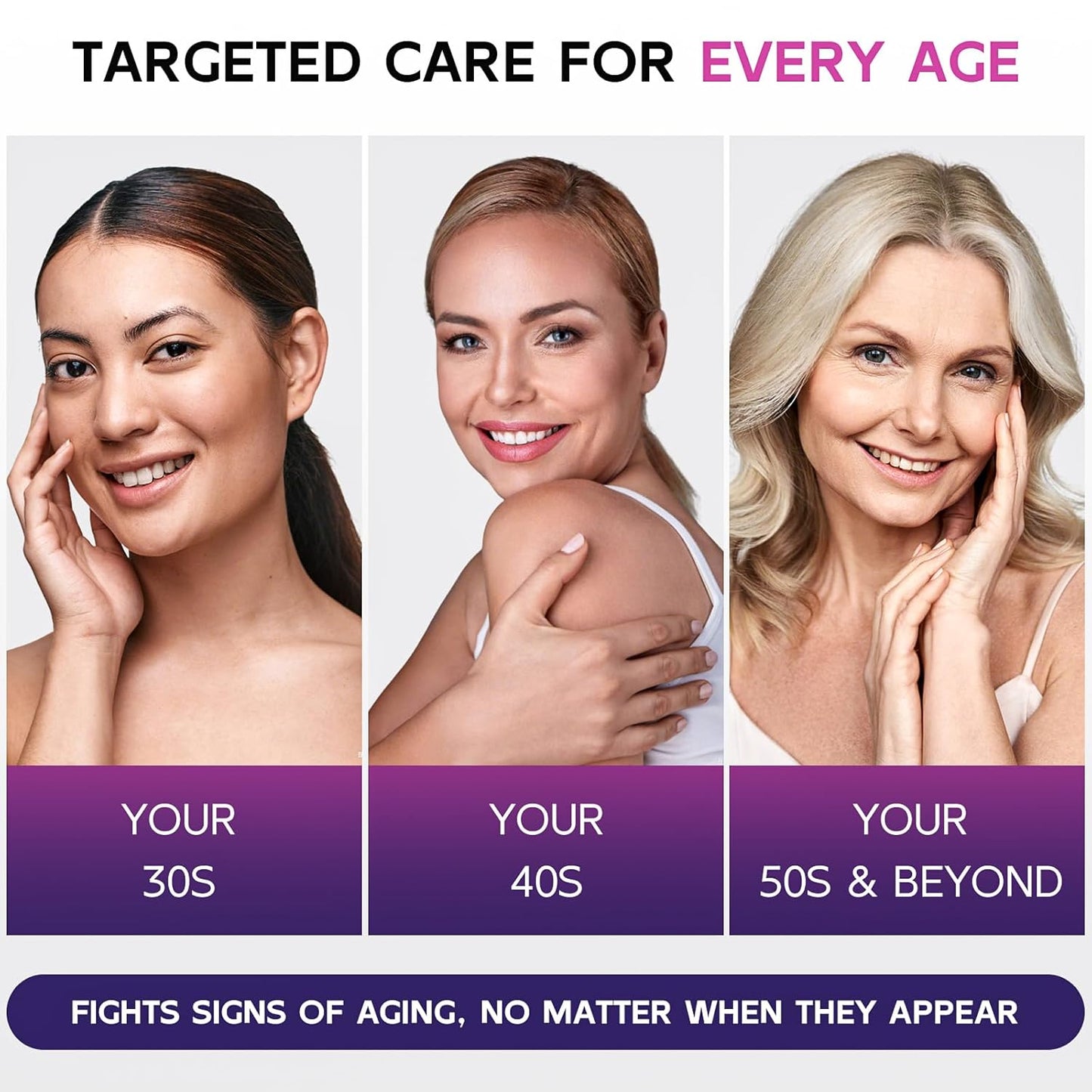 Firming Neck & Décolleté Cream with Retinol, AH-8 Hexapeptide, Collagen & Squalane – Instant Face Lift Cream for Wrinkles, Tightening & Crepey Skin – Neck Firming cream with Massage Roller – 4.3 fl oz