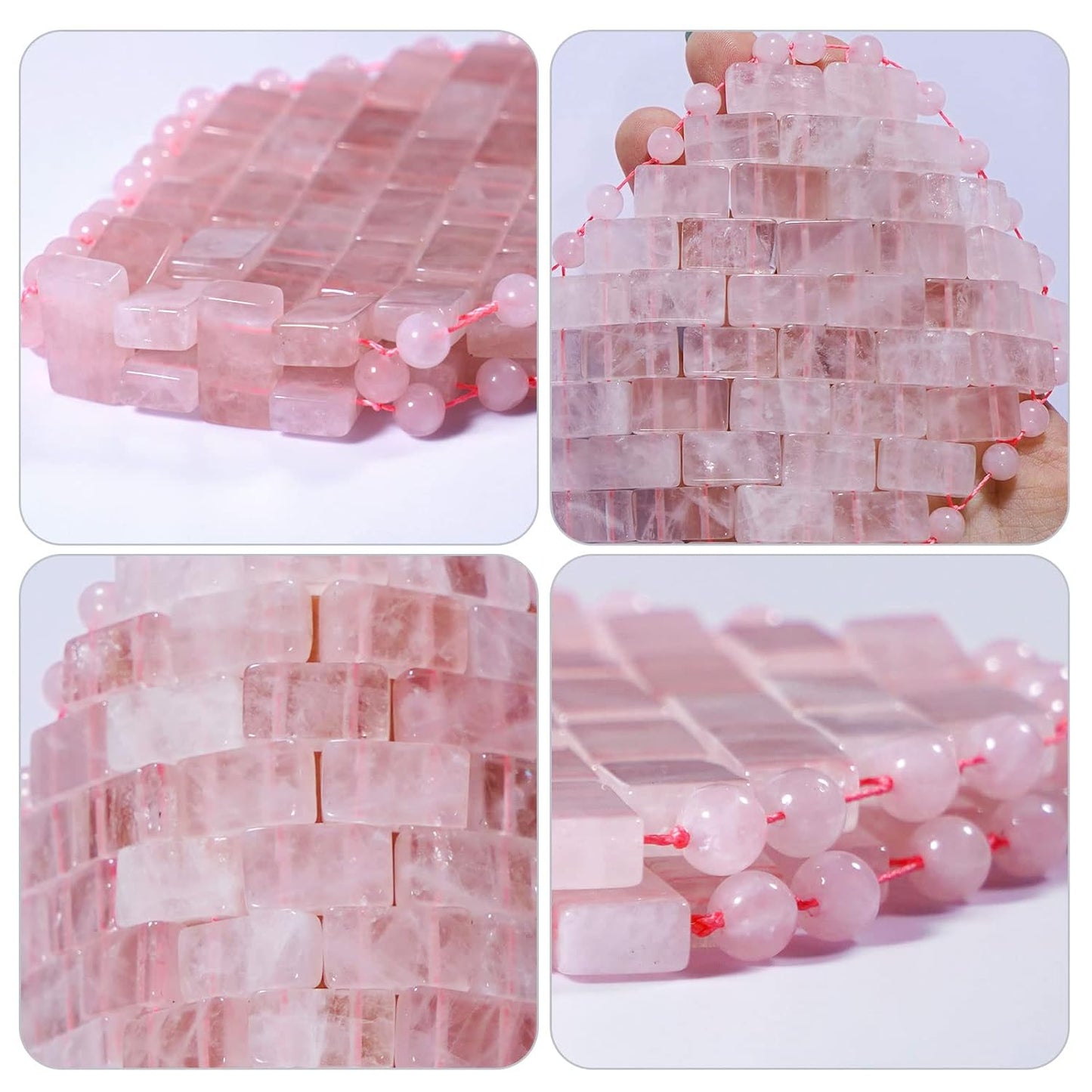 Quartz Eye Mask, Rose Jade Eye Mask Natural Crystal Sleep Mask, Eliminate Wrinkles Puffiness Headache and Migraine Relief Mask (#2-rose quartz)