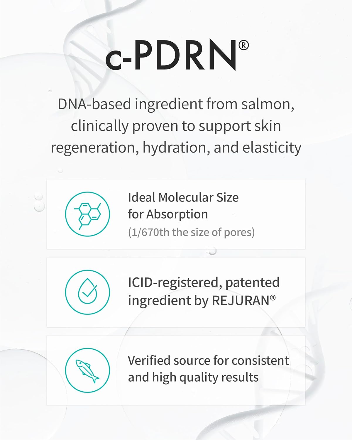 REJURAN® Rebalancing Toner, c-PDRN® – Salmon DNA Hydrating & Soothing Facial Toner for Skin Texture, Pore Care & Barrier Support with Salmon DNA. Korean Skin Care (4.05 fl oz)