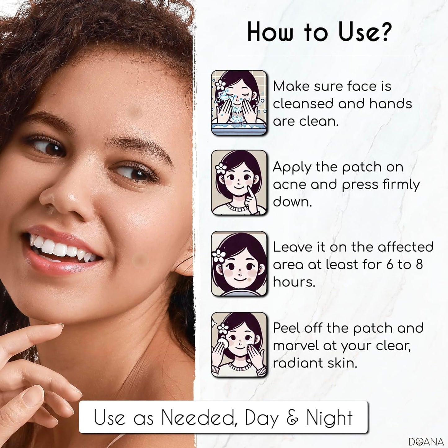 Korean Pimple Patches - 84 Count / Made in KOREA - Absorbing Hydrocolloid 3 Size Acne Patches for Blemishes. Zits Cover, Spot Stickers for Face and Body, Day and Night, Round Shape