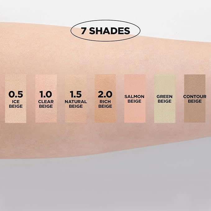 THESAEM Cover Perfection Concealer Pencil – Non Comedogenic spot Eraser - Conceal Blemish,Aging Spot,Acne&Freckle – Multi-Use Under Eye Concealer for Dark Circle,1.4g (0.5 Ice Beige)