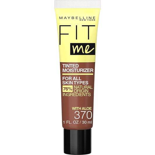 Maybelline Fit Me Tinted Moisturizer, Natural Coverage, Face Makeup, 370, 1 Count