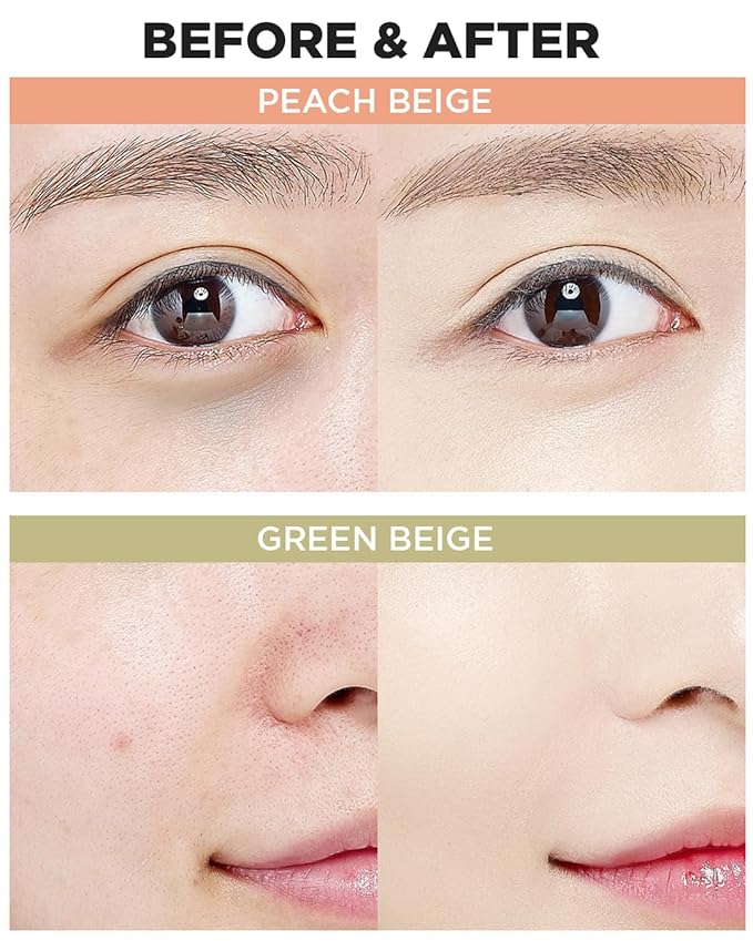 THESAEM Cover Perfection Pot Concealer #Green Beige - High Adherence & Coverage Balm, Conceals & Corrects Redness Spots, Matte Finish Sebum Control for Oily and Combination Skin