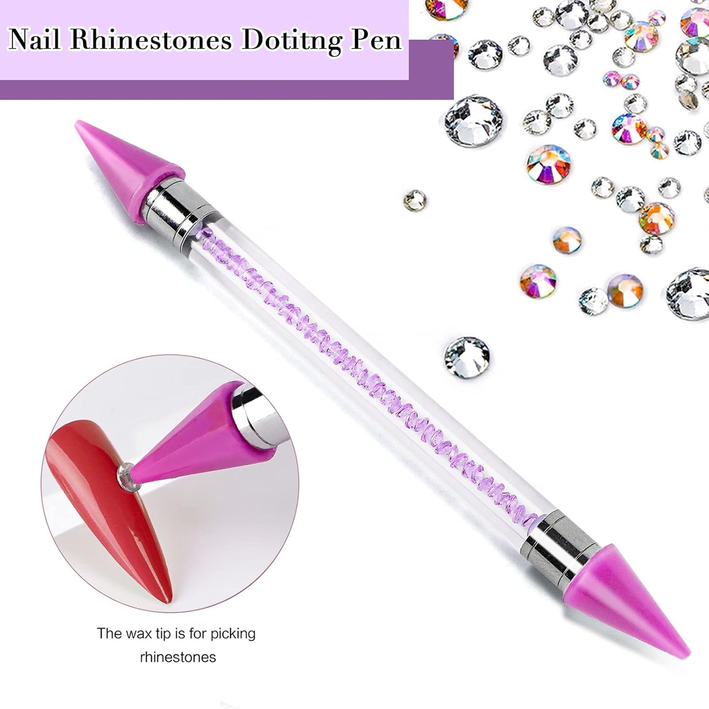 Canvalite 2784PCS Rhinestones Crystal AB Rhinestones for Nail with 5Pcs 3ml B7000 Jewelry Glue and Pick Up Tweezers and Nail Rhinestone Picker, Nail Art Tools,Stocking Stuffers Gifts for Women