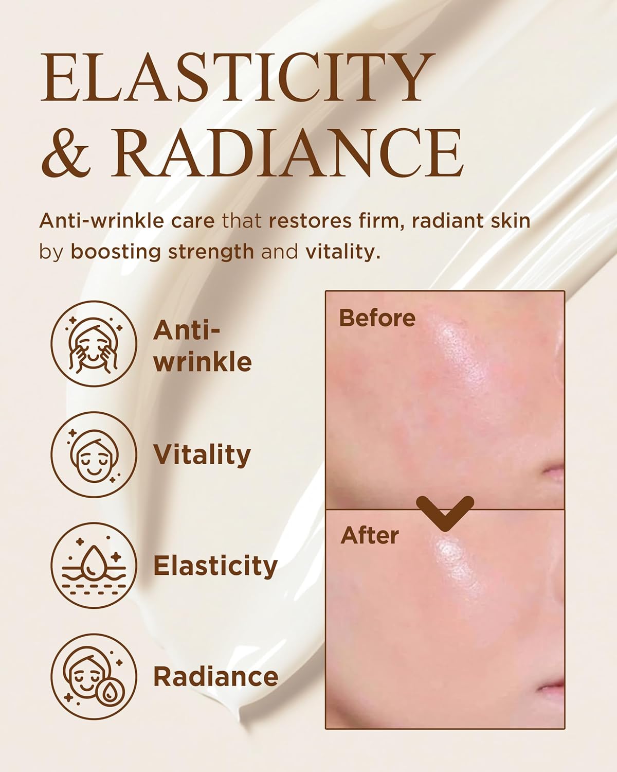 Bon Yeon Jin Korean Red Ginseng Face Emulsion Lotion for Dry Skin Deep Hydrating Anti-Aging Fiming with Ceramide, Hyaluronic Acid and Shea Butter for Women & Men 5.41 fl.oz.