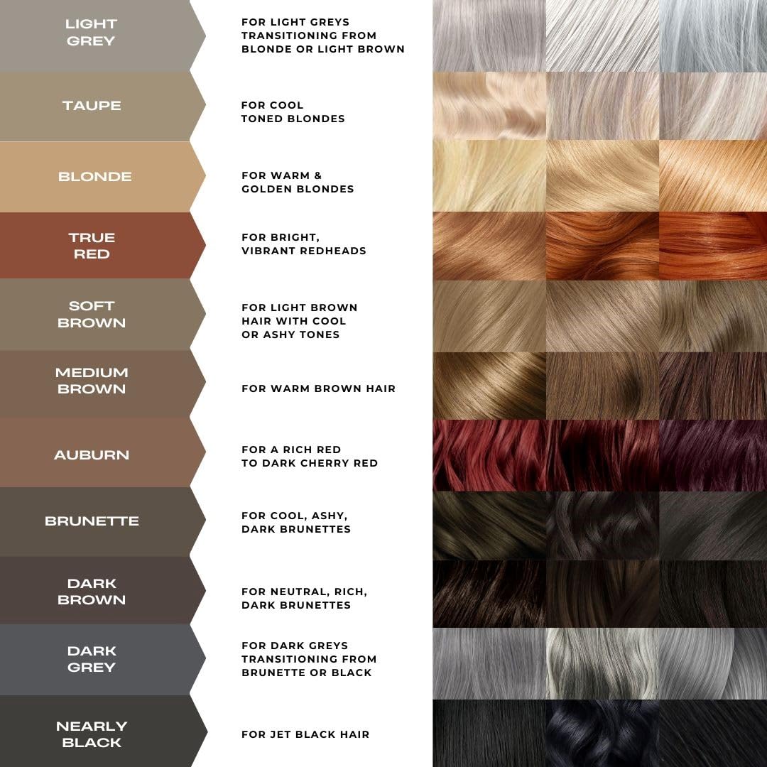 MADLUVV Brow Stamp Kit with Brow Stencils – Easy Eyebrow Shaper for Natural-Looking Brows – Popular Eyebrow Stencil Kit Used by Professionals – 9 Shapes, Spoolie, Travel Bag & Stamp (Dark Brown)