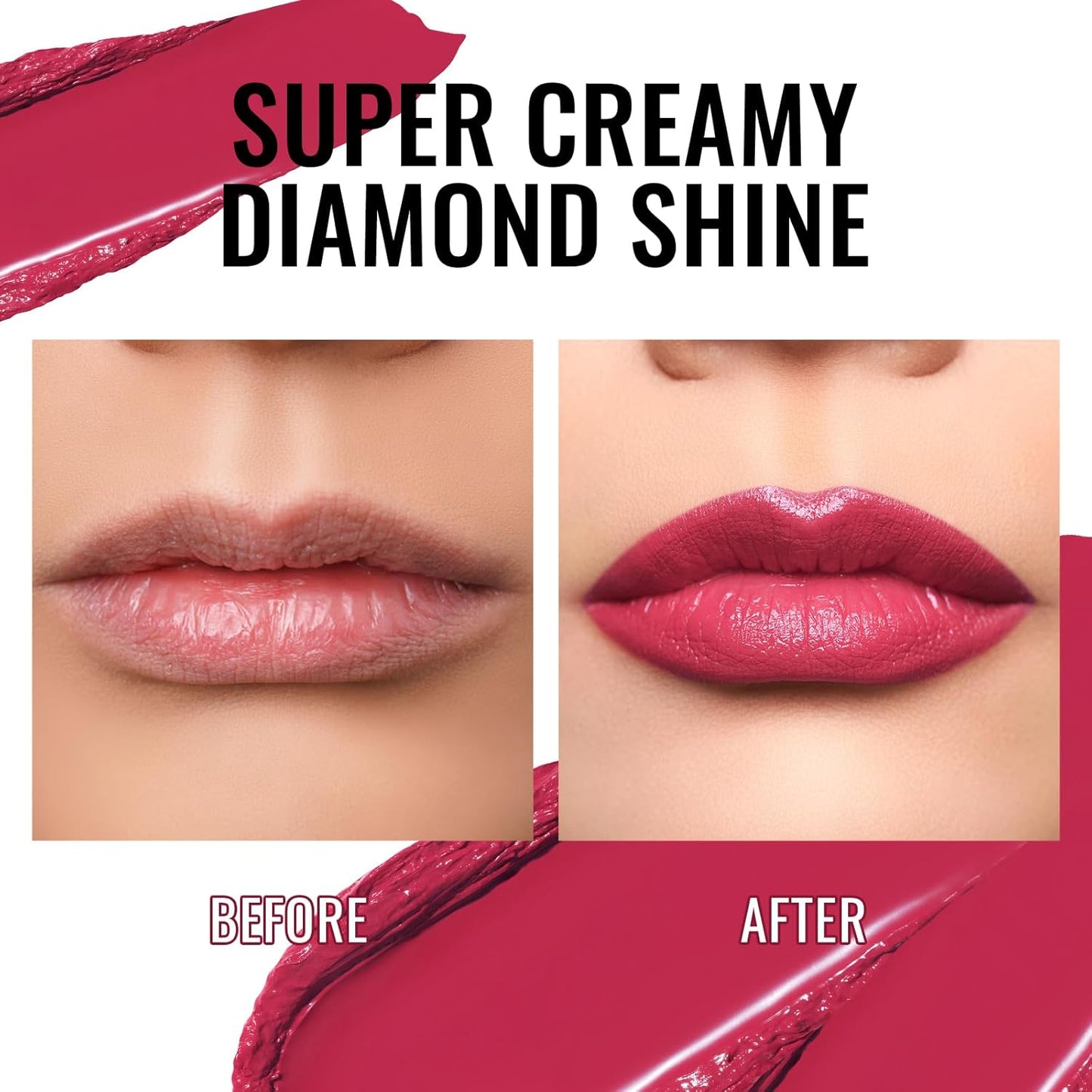 Oulac Infinity Moisture Shine Lipstick - High Shine Shimmery Finish, Super Creamy Texture, Medium to High Coverage - Gluten Free, PG14 La Vie en Rose