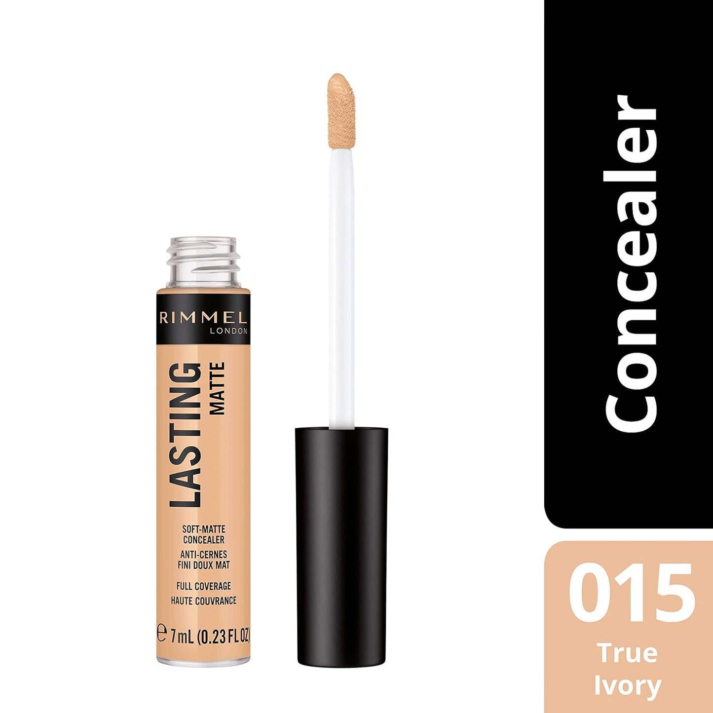 Rimmel Lasting Matte Concealer, True ivory, 7 ml