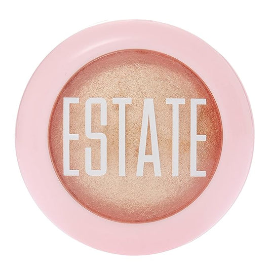 Estate Cosmetics Dew Me Baked Highlighter – Cheek, Eyes & Face Pressed Powder – 3 g (0.1 oz) (BYEEE)
