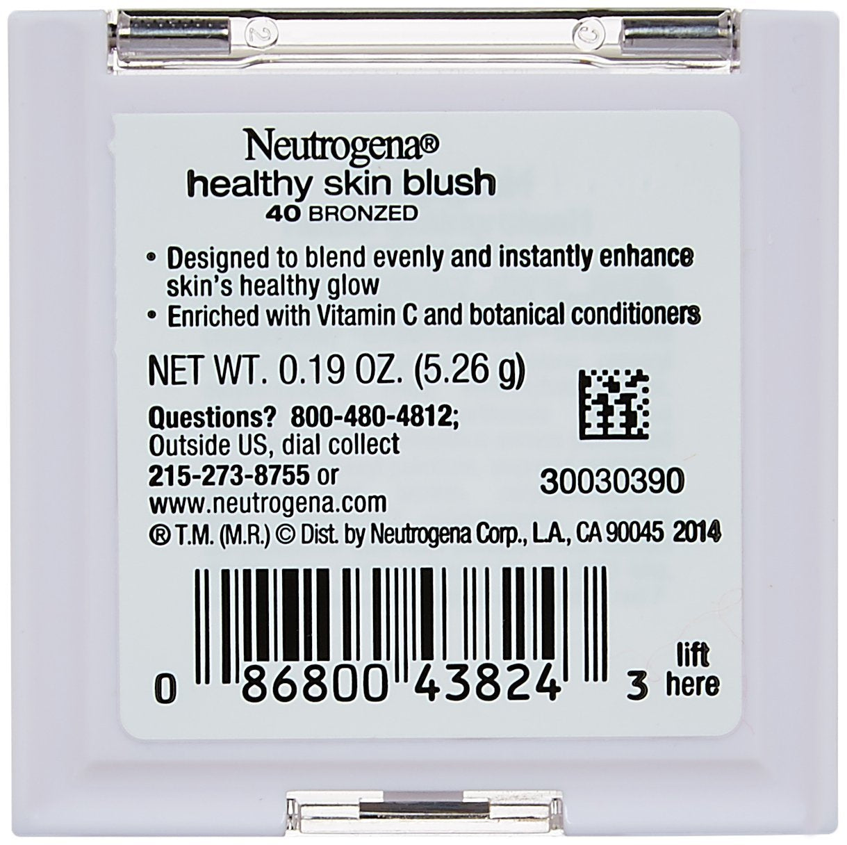 Neutrogena Healthy Skin Blush, 40/Bronzed, 0.19 Ounce
