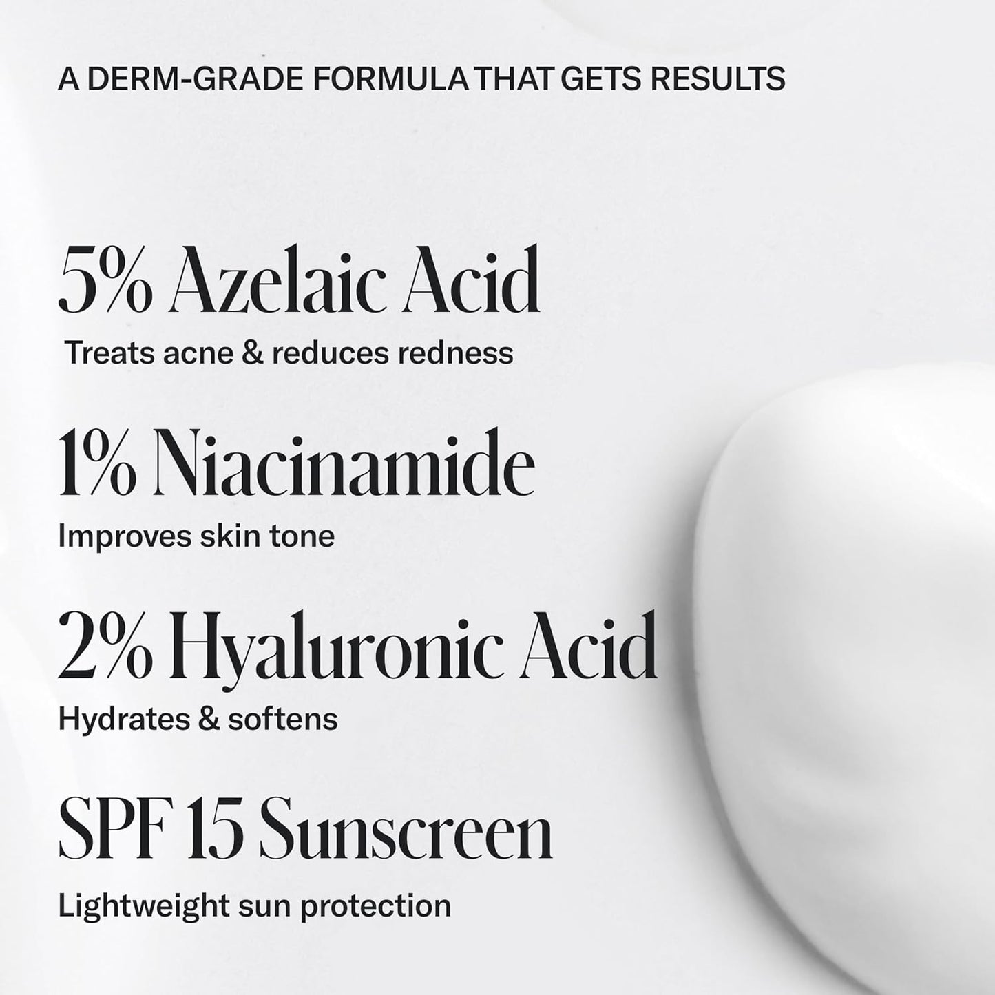 Geologie Clear Skin Face Cream | Clear System Daily Moisturizer with SPF15 for Acne-Prone Skin | Azelaic Acid, Niacinamide & Hyaluronic Acid | Lightweight & Oil Free | 60 ML