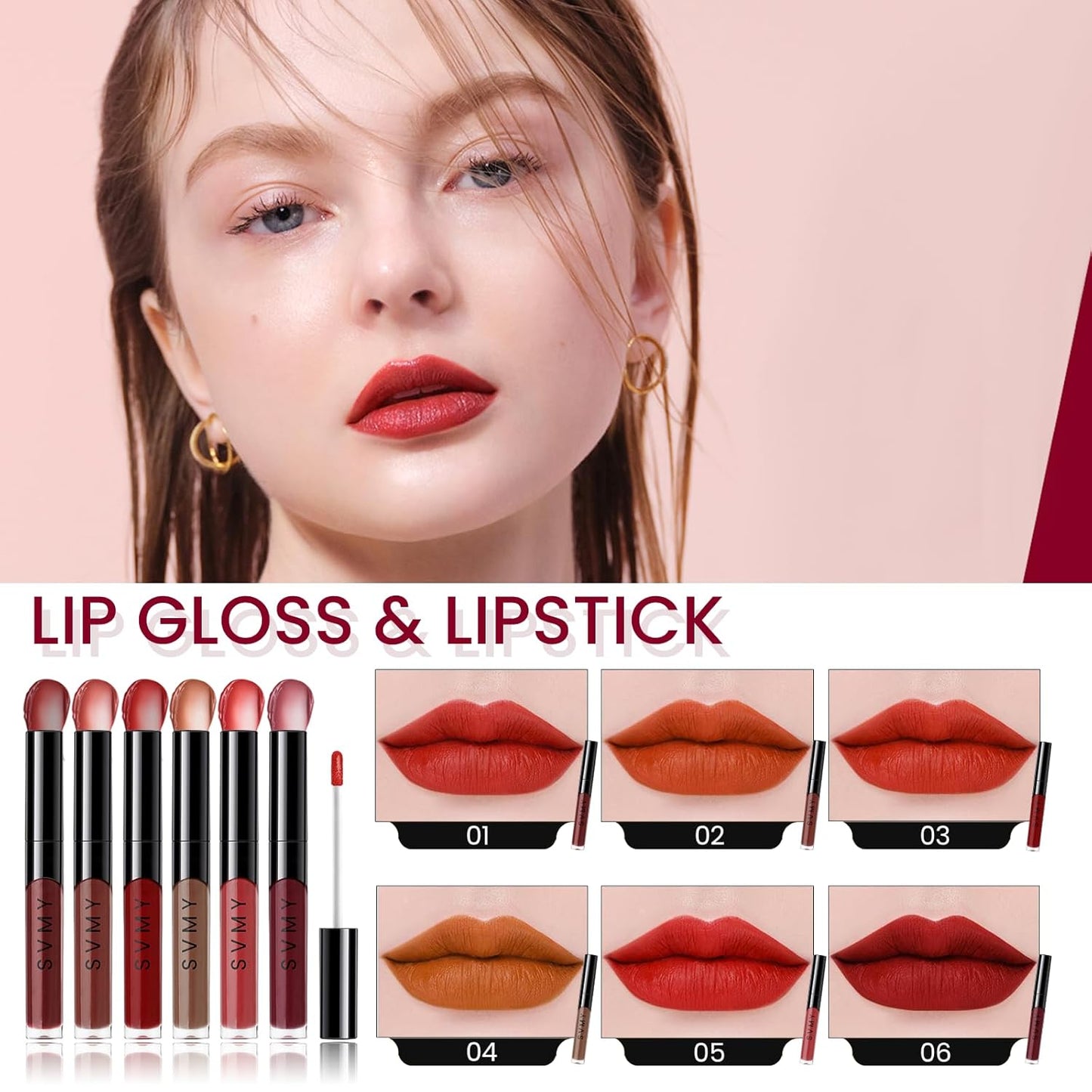 Makeup Kit for Women Full Kit, Travel Makeup Kit, Makeup Gift Set for Teens Girls Beginners Professionals, Makeup Bundle Include 2 Matte & Glitter Eyeshadow Palettes, Lip Gloss Set