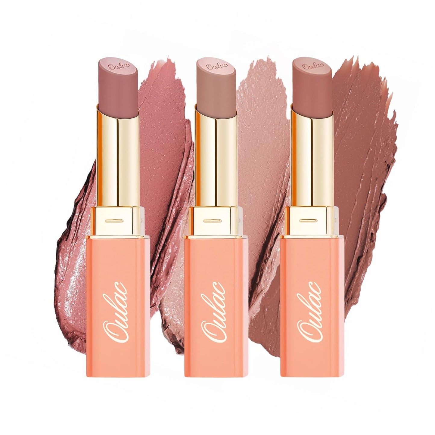 Oulac Sensual Glow Color Rich Satin Lipstick Set 3