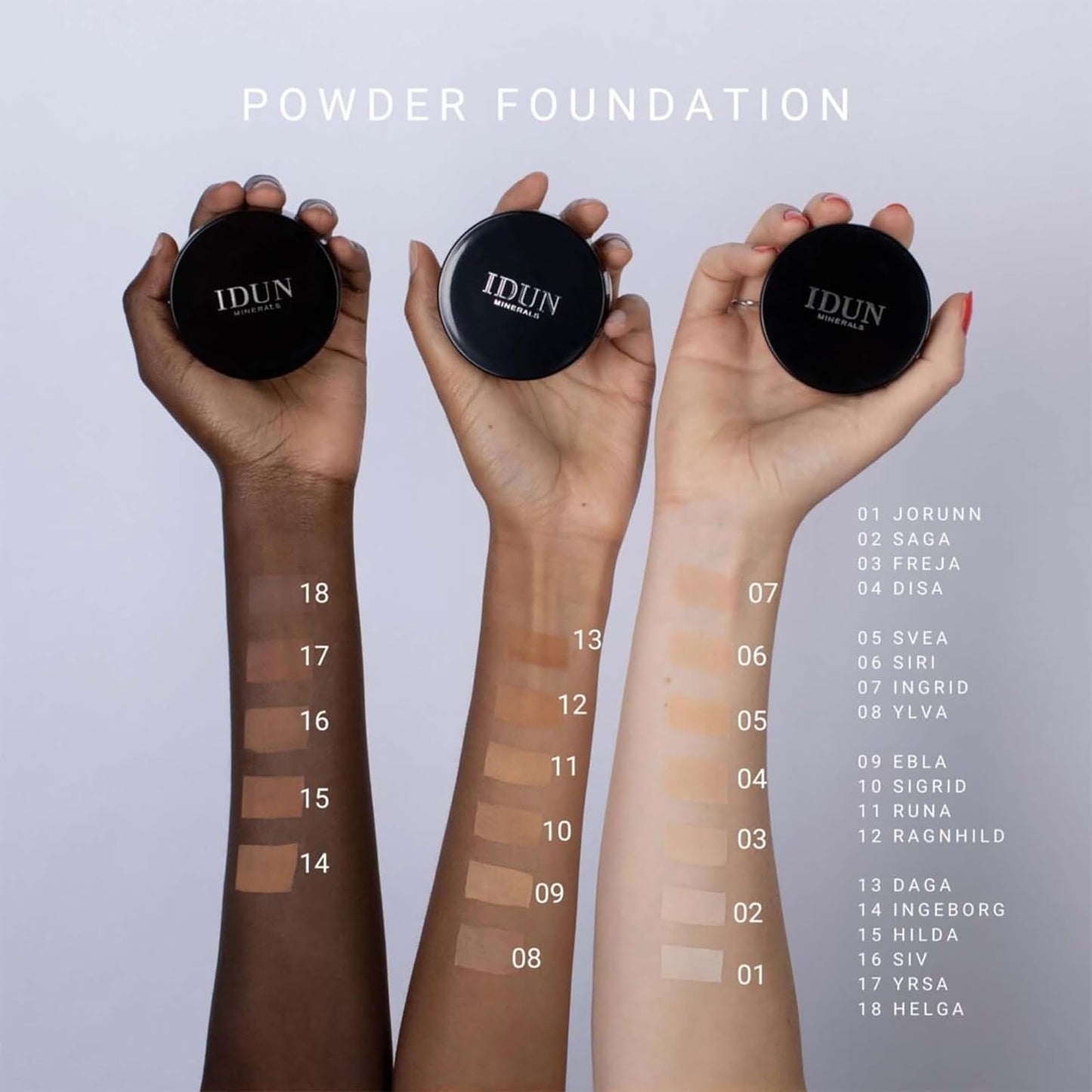 Mineral Powder Foundation - Longwear, Lightweight, Smooth Powder Formula - Blurring, Skin-Perfecting Finish - Vegan and Cruelty Free Formula - 020 Runa - 0.25 oz