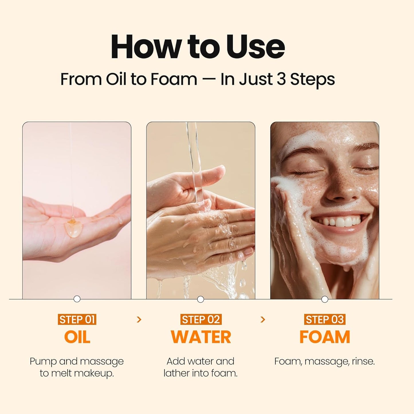 [K-Beauty] Calendula Biome Oil to Foam - All-in-One Korean Face Wash OilBased Foaming Facial Cleanser - Hydrating, Moisturizing & Soothing Makeup Deep Cleansing Oil for All Skin Types (3.88 fl oz)