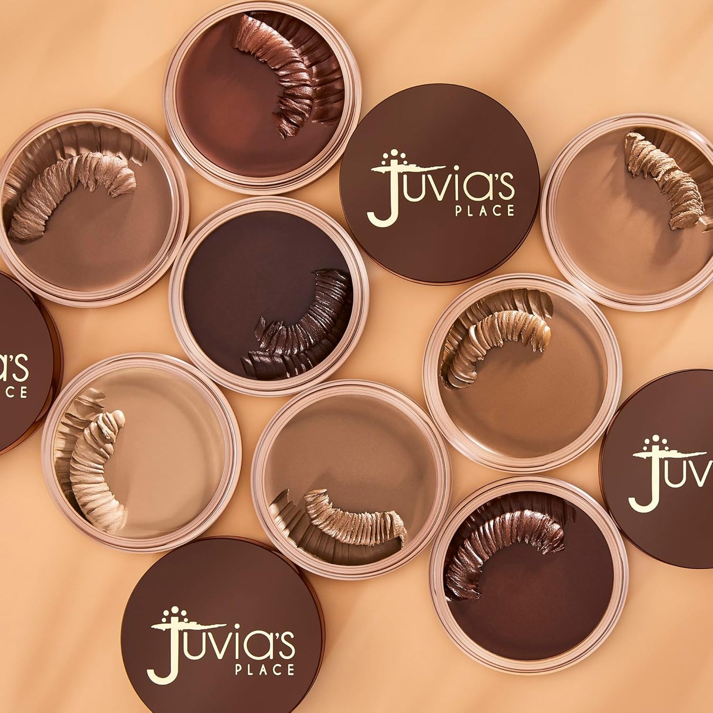 Juvia's Place Bronzed Cream Bronzer Buttercream - Creamy Bronzing Makeup Beauty Glow Sun Kissed Cheek Matte Shimmer Contour Long Lasting Finish Pigmented Bronze Light Buildable Blendable