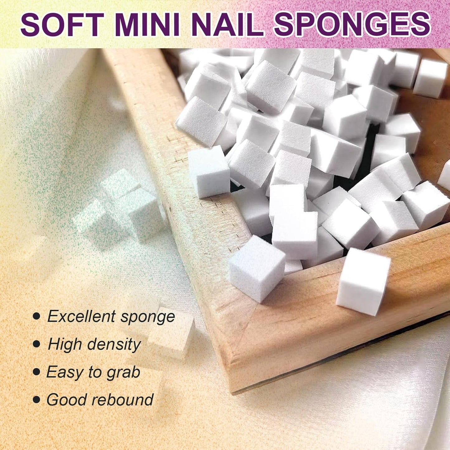 Gradient Painting Gel, 16 Ombre Gel Nail Polish with 100Pcs Nail Sponges &Tweezers for Pigment Pat Nails Almond Nude French Manicure Soak Off UV Long-lasting Palette VelvetSpectrum Studio