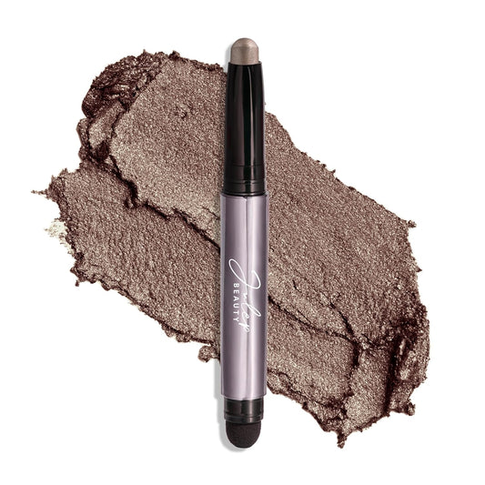 Julep Eyeshadow 101 Cream-to-Powder Waterproof Shadow Stick – Taupe Shimmer – Long-Lasting, Crease-Proof, Soft Grey Shimmer Eyeshadow with Built-in Smudger