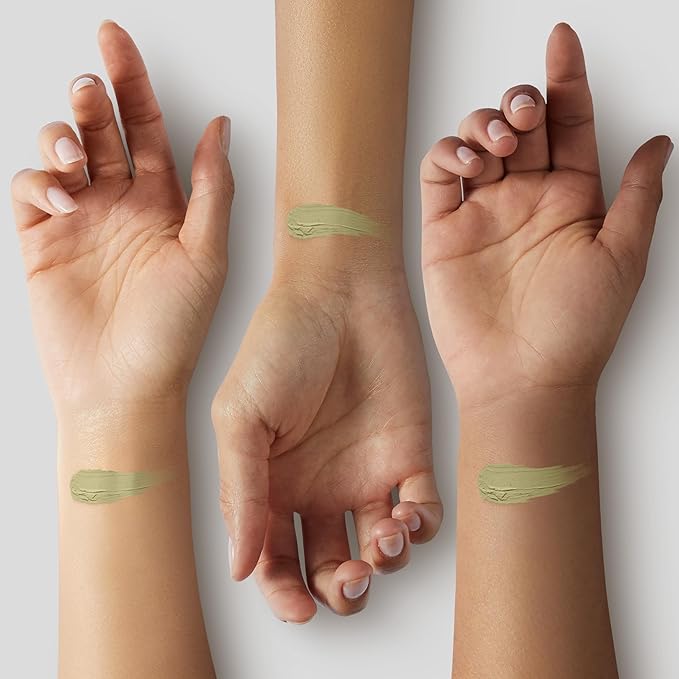 THESAEM Cover Perfection Pot Concealer #Green Beige - High Adherence & Coverage Balm, Conceals & Corrects Redness Spots, Matte Finish Sebum Control for Oily and Combination Skin