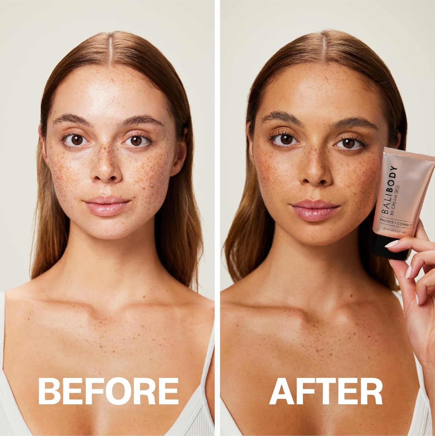 BALI BODY BB Cream SPF15 - Natural Shade | Tinted Sheer Face Cream with Hyaluronic Acid & Marine Collagen | Paraben Free, For All Skin Types | Vegan, Cruelty Free Australian Made (35 ml/1.2 fl oz)