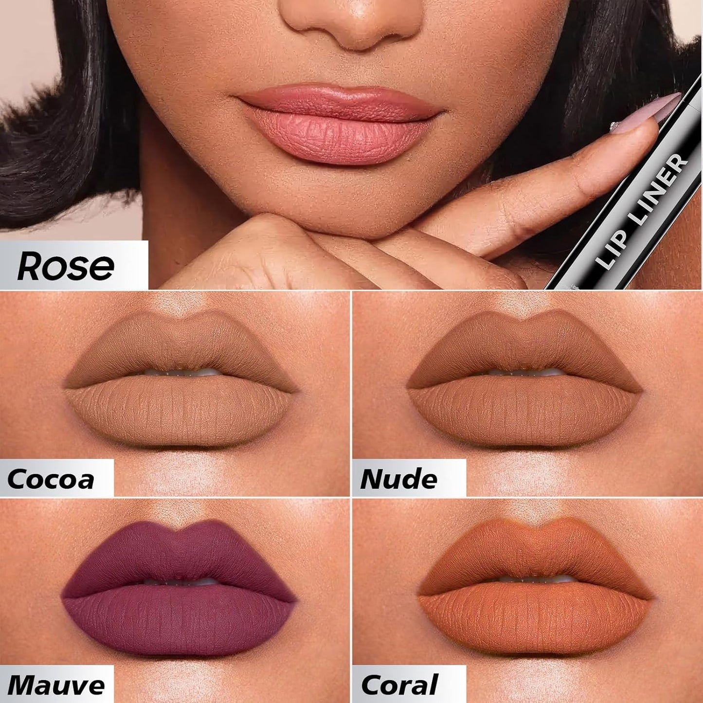 Lip Stain Peel Off Lip Liner - Long Lasting Comfortable Vivid Color Peel Lip Stain Smudge Proof Finish, Create A Charming Vibrant Lip Color Makeup For All Skin Types with All-Day (#05 Mauve)