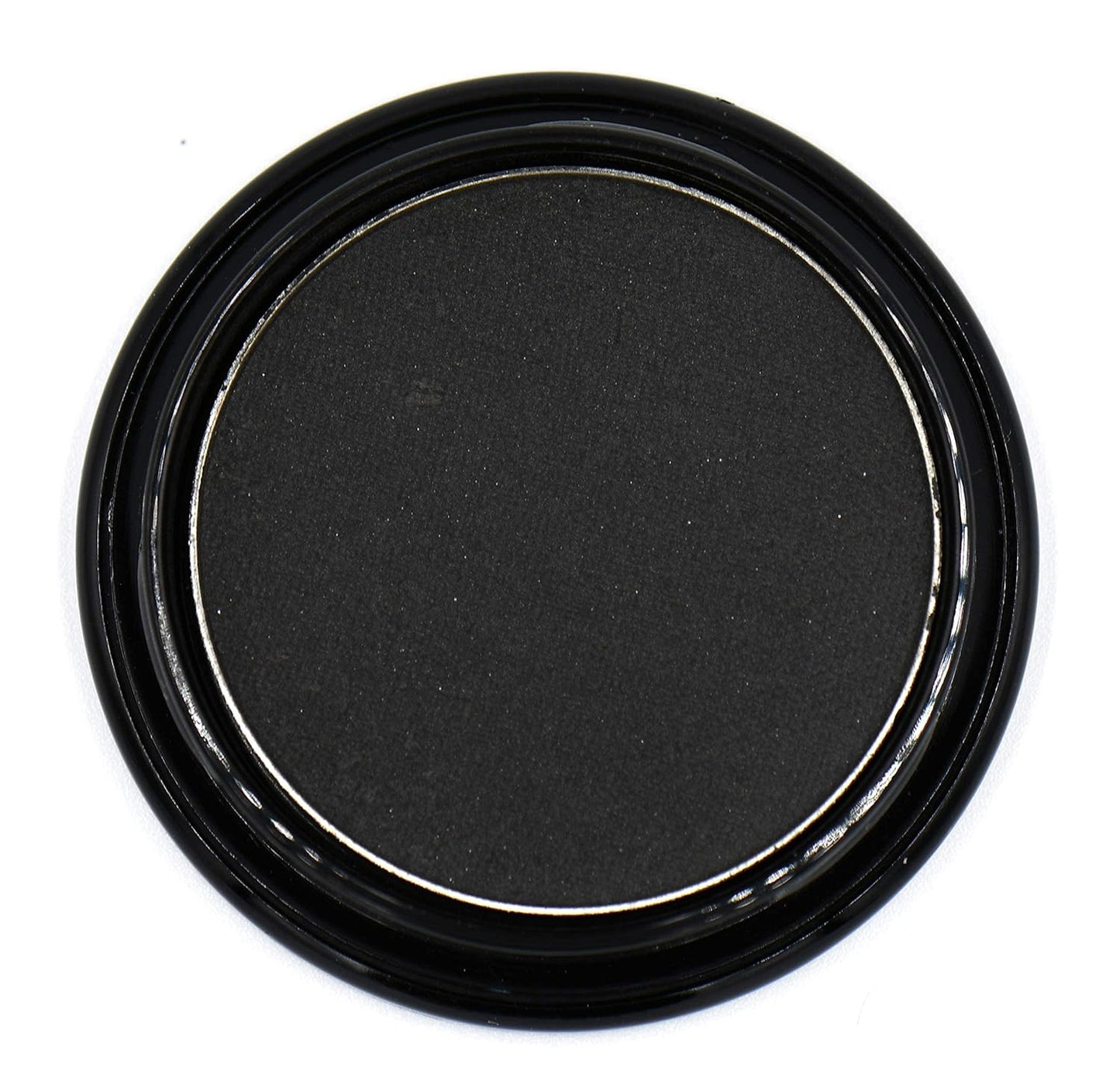 Black Matte Opaque Smokey Eye Onyx Midnight Zero Jet Black Pressed Powder Single Vegan Eyeshadow; Talc, Paraben & Cruelty Free