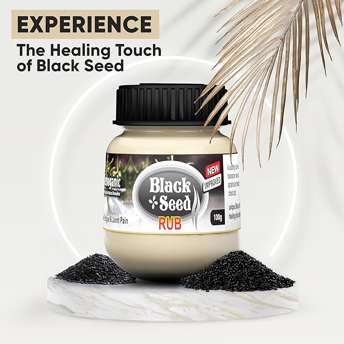 Black Seed Rub | Infused with Soothing Properties | Crafted to Provide Comfort to Joints, Muscles, Shoulders and Beyond | 3.5 oz.…