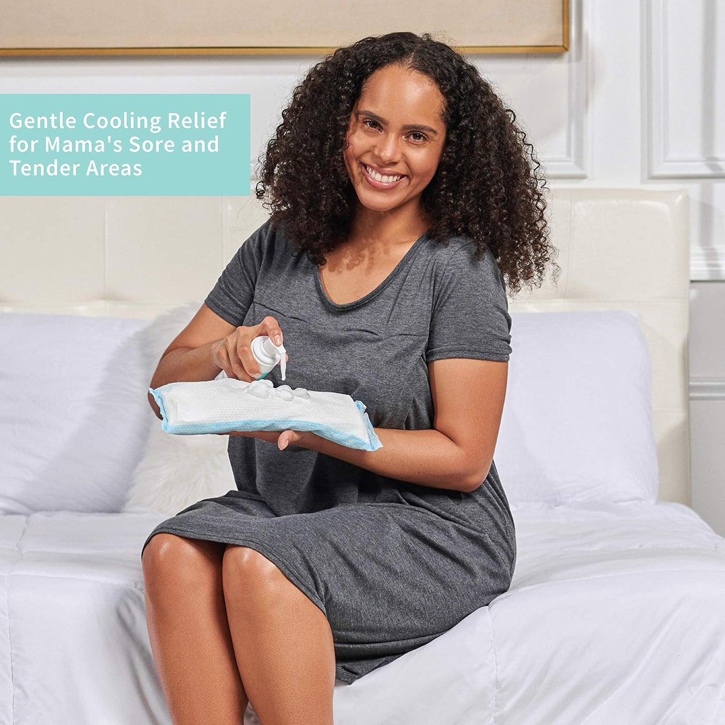 Mama & Wish Postpartum Recovery Kit - Includes Peri Bottle, Comfy Garments & Essentials for Women After Birth