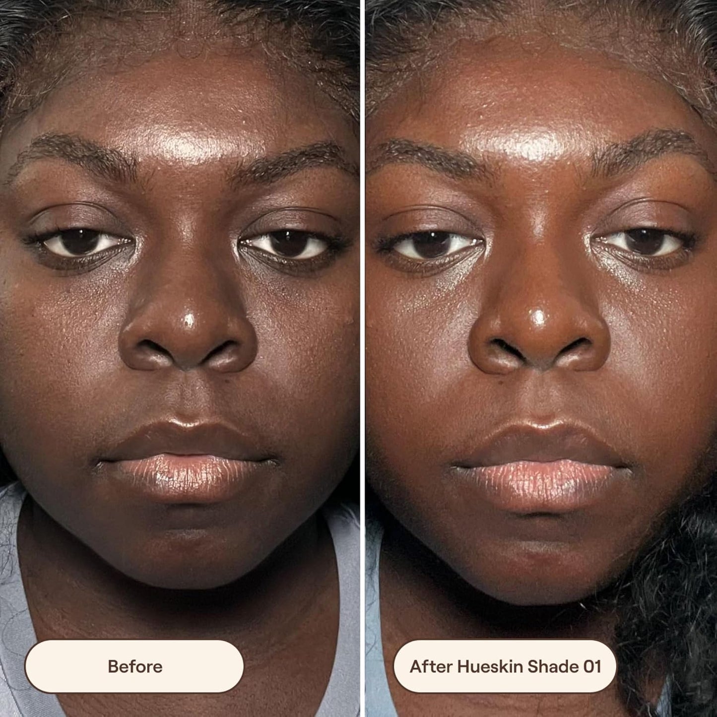 Live Tinted Hueskin Serum Concealer - Medium-to-Full Coverage Concealer with Niacinamide, & Hyaluronic Acid for Dark Circles, Fine Lines & Wrinkles, Buildable Long-Lasting Formula, 0.35 oz - Shade 1