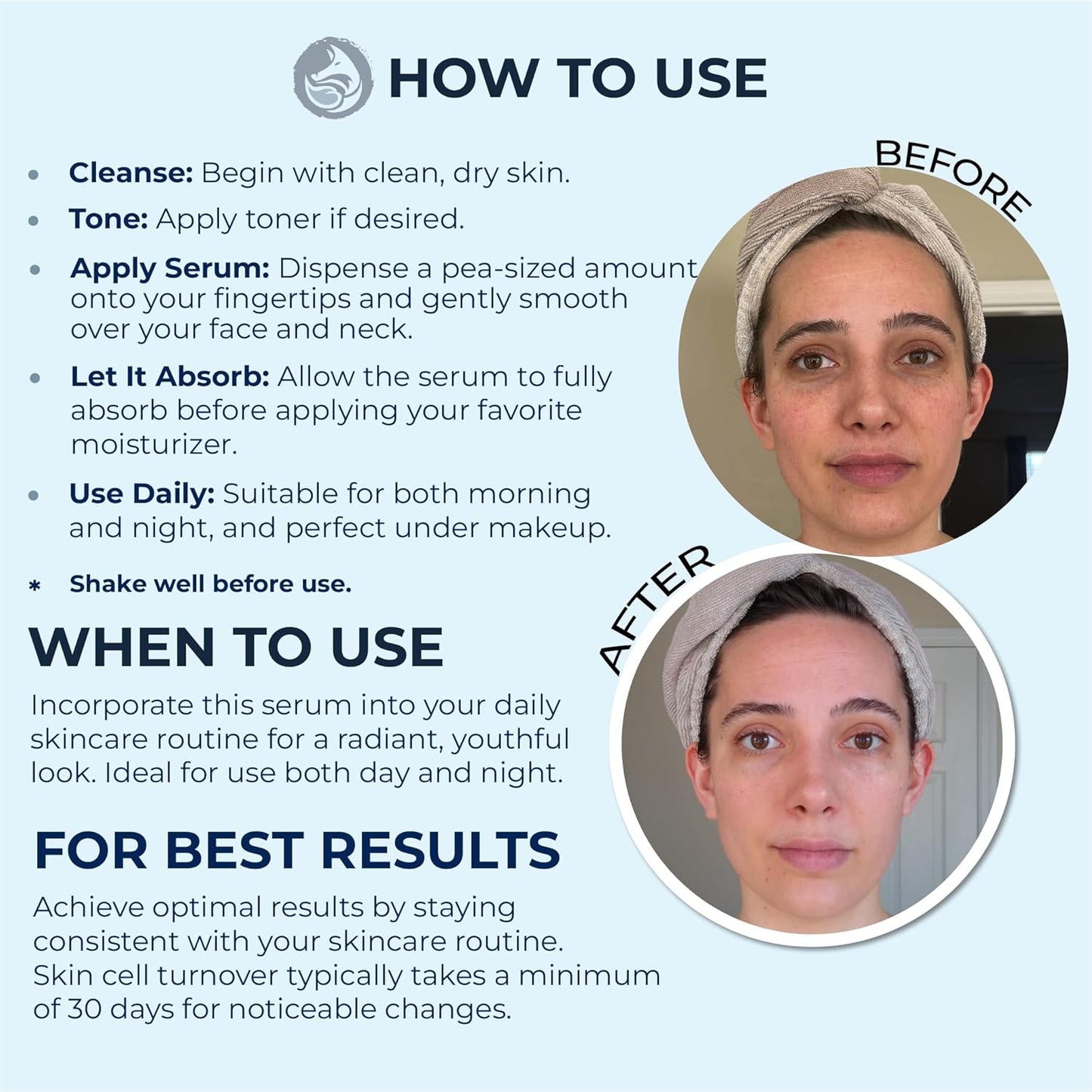 Peptide Collagen Serum 1 fl oz – Anti-Aging Face Serum Reduces Wrinkles, Firms & Improves Elasticity, Vegan Skincare, Clean Formula, Sensitive Skin Safe, Made in USA