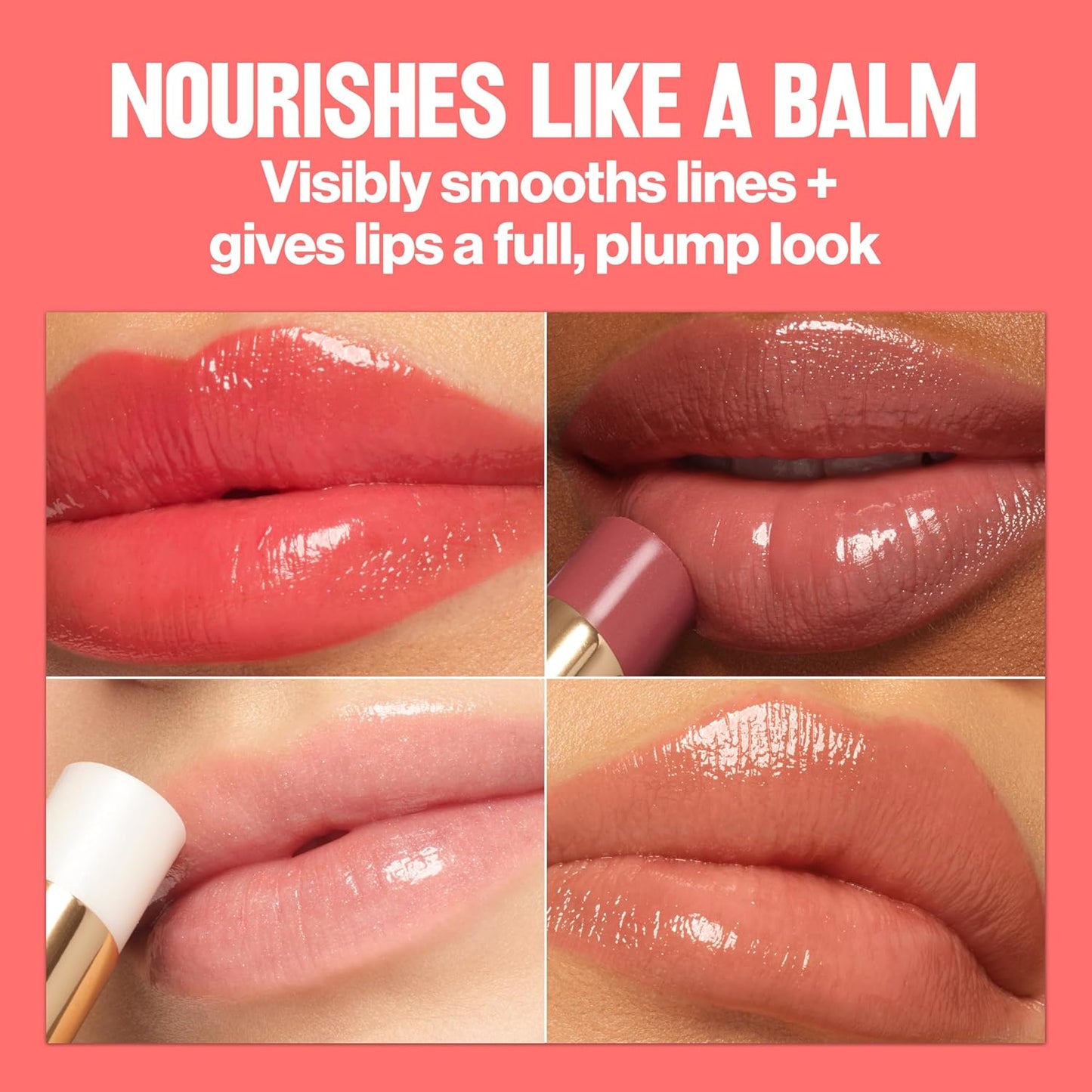 REVLON Super Lustrous Glass Shine Balm, Hydrating Tinted Lipstick, Sheer, Glossy Shiny Finish, 002 Pink Flip, 0.11 oz