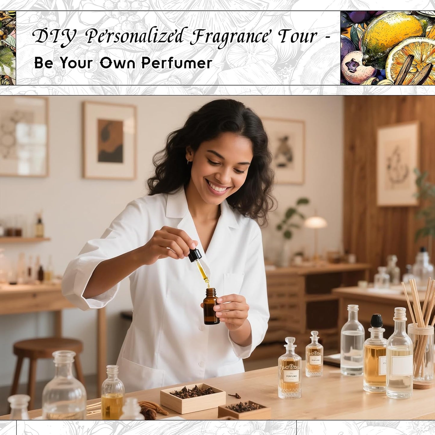 HIQILI Citrus Green Nexus Fragrance Oil for Scent Diffuser, Inspired by C&K One, Perfume & Soap Making Supplies, Great for Larger Room, New Car - 1 Fl Oz