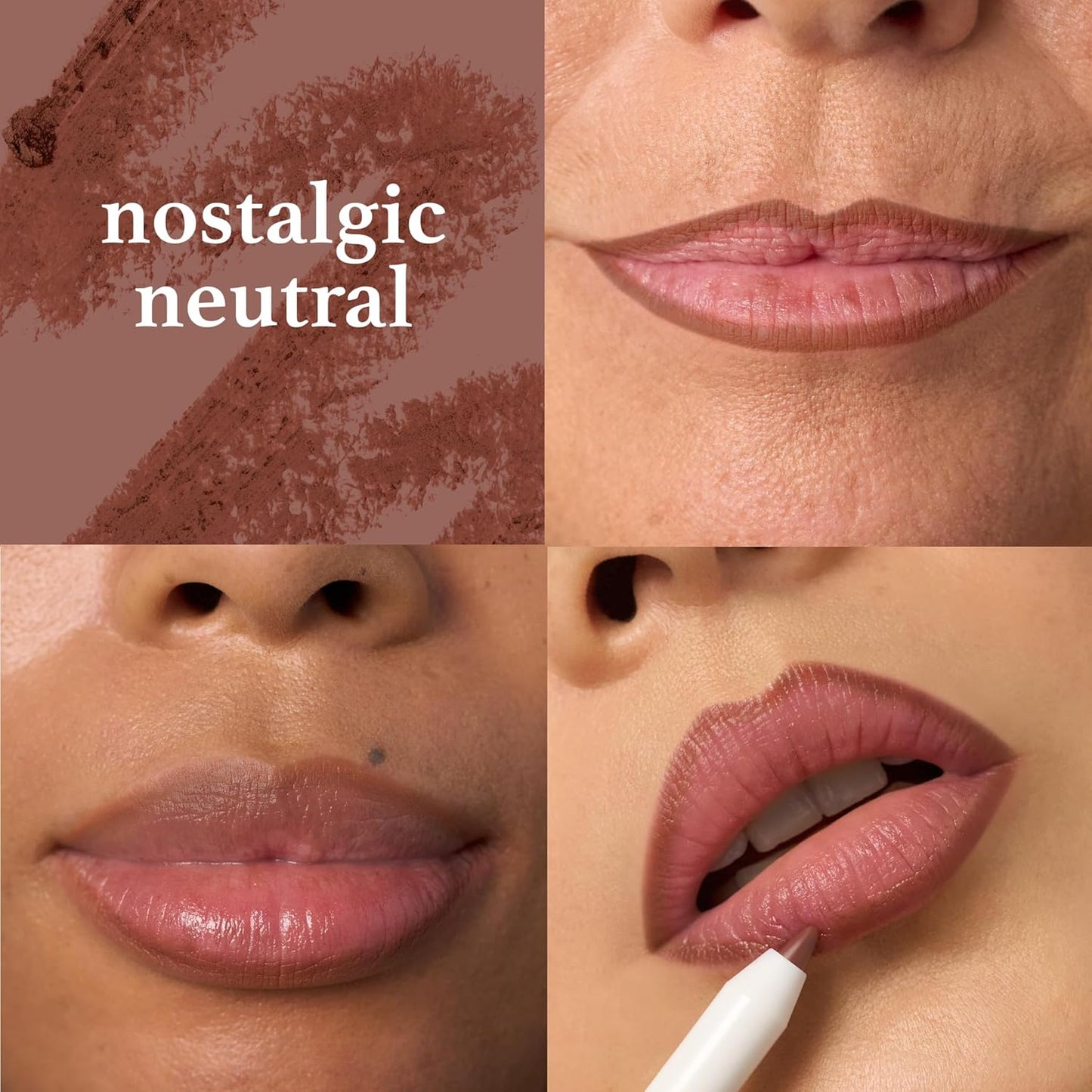 Julep With a Trace Retractable Creamy Long-Lasting Lip Liner, Nostalgic Neutral