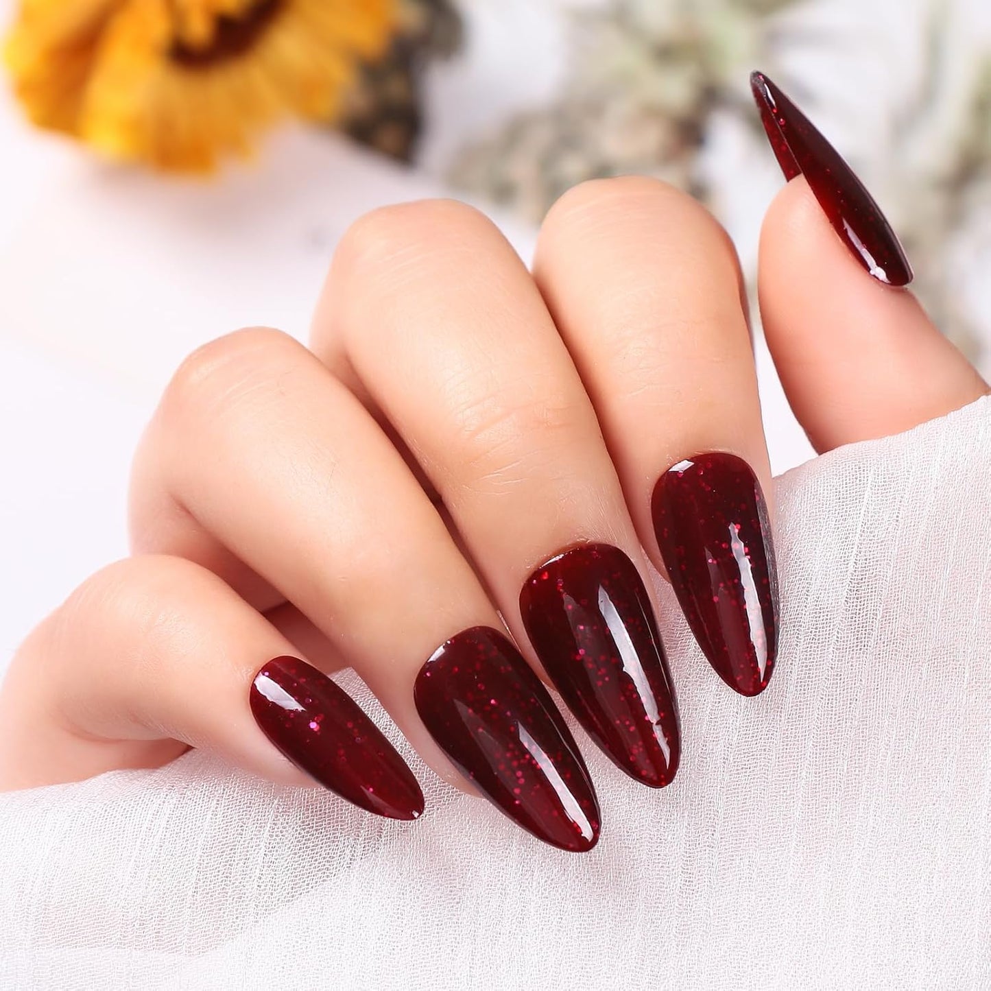 Major Dijit Quick Dry Nail Polish Rose Red Summer Nail Lacquer for Nail Art Regular Nail Polish 0.41 fl oz.