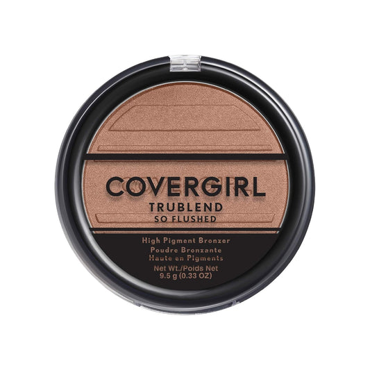 COVERGIRL Trublend So Flushed High Pigment Bronzer, Sunset Glitz, 0.33 Oz, 1 Count (Pack of 1)