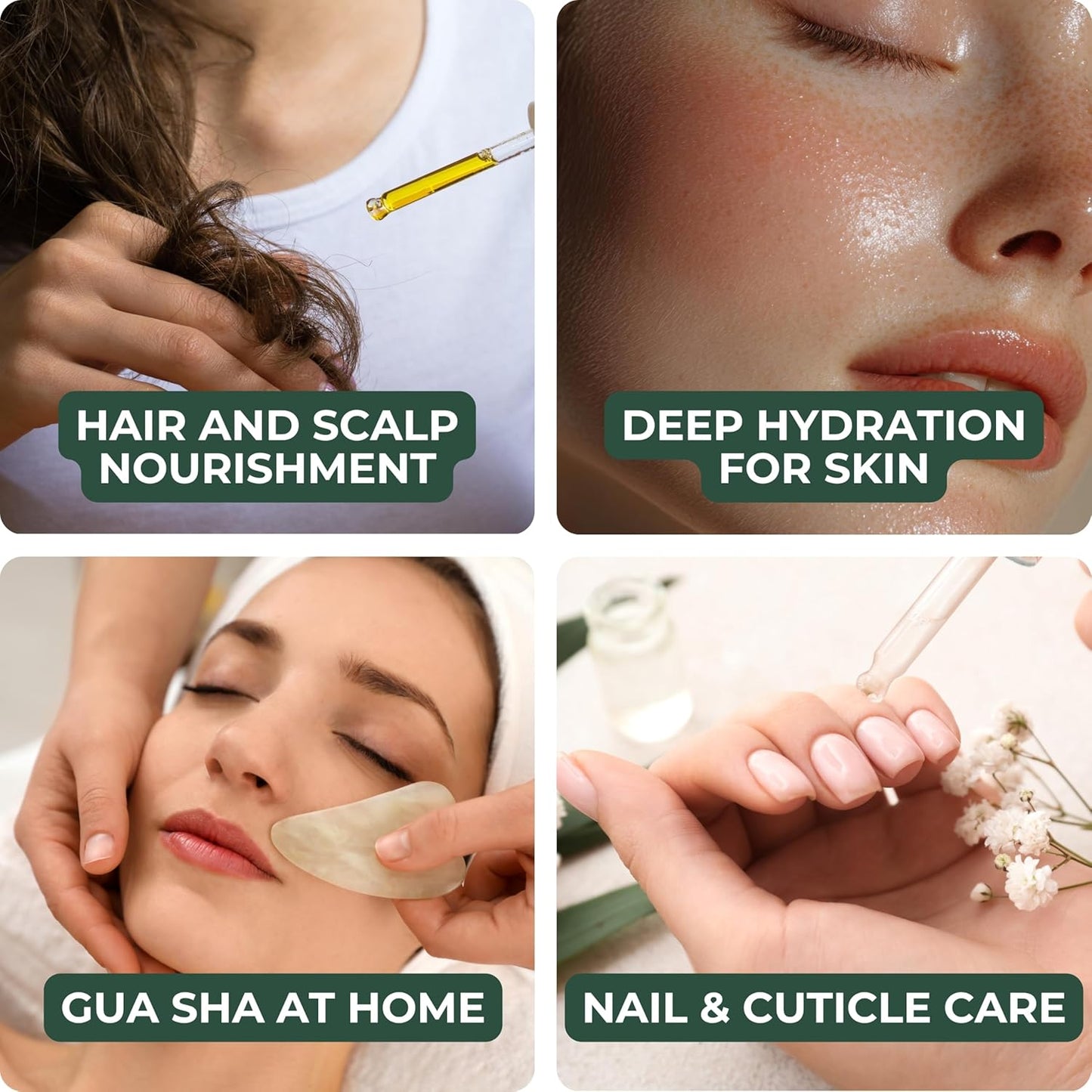 Katz Beauty Miracle Beauty Oil - Hydrating Face Oil with Jojoba, Argan & Marula Oil for Anti-Aging Glow, Non-Comedogenic