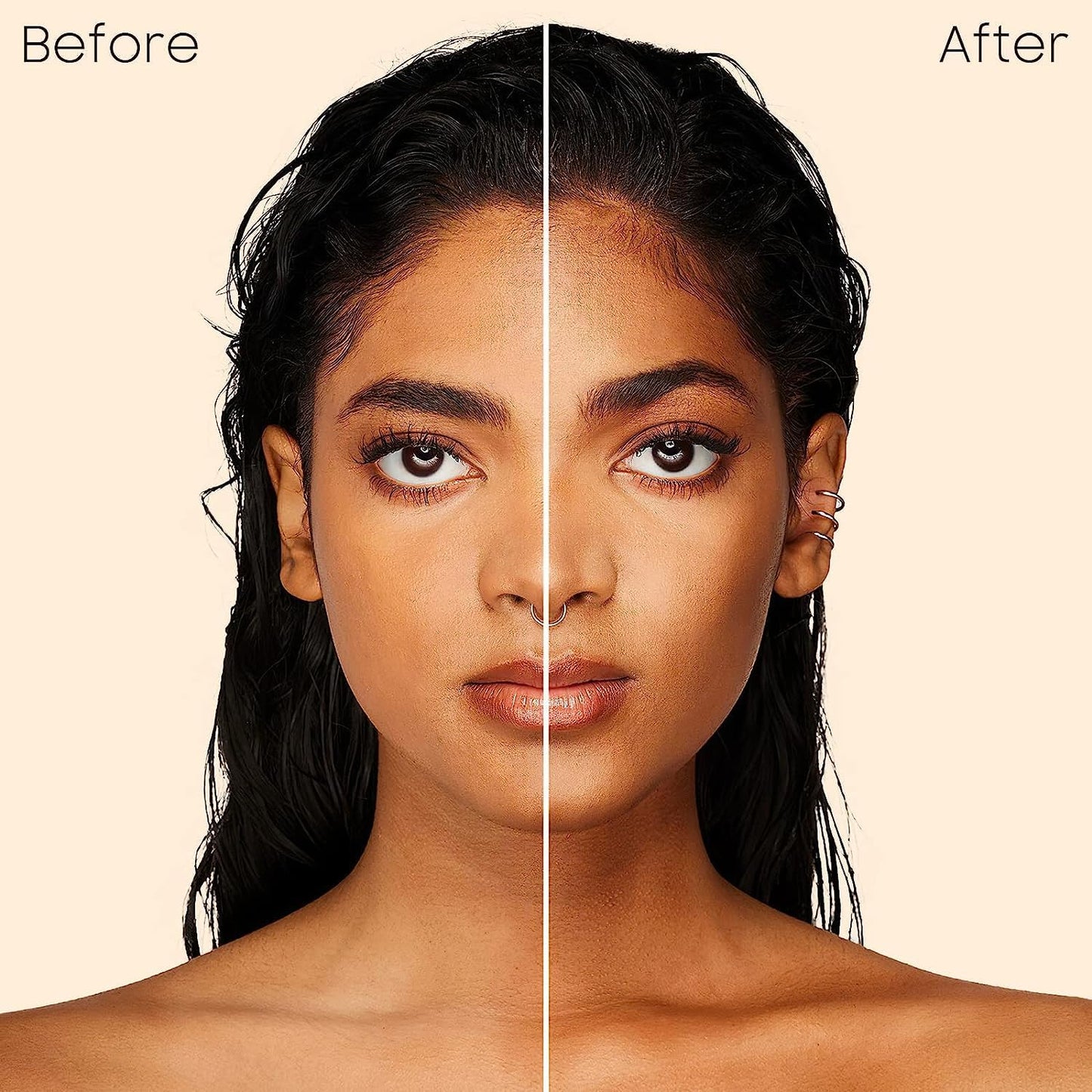 2023 Upgrade Contour Stick, 2 Colors Double-end Contour Highlighter Stick Contour Stick Face Highlighter Contour Makeup Contouring Sticks Cream Concealer (Lotus, Light Brown)