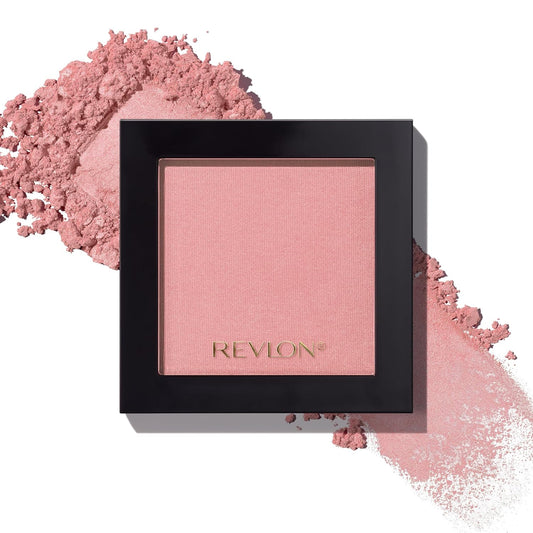 Revlon Blush, Powder Blush Face Makeup, High Impact Buildable Color, Lightweight & Smooth Finish, 004 Rosy Rendezvous, 0.17 oz